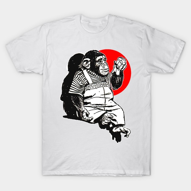 Little monkey sitting and well dressed T-Shirt by Marccelus
